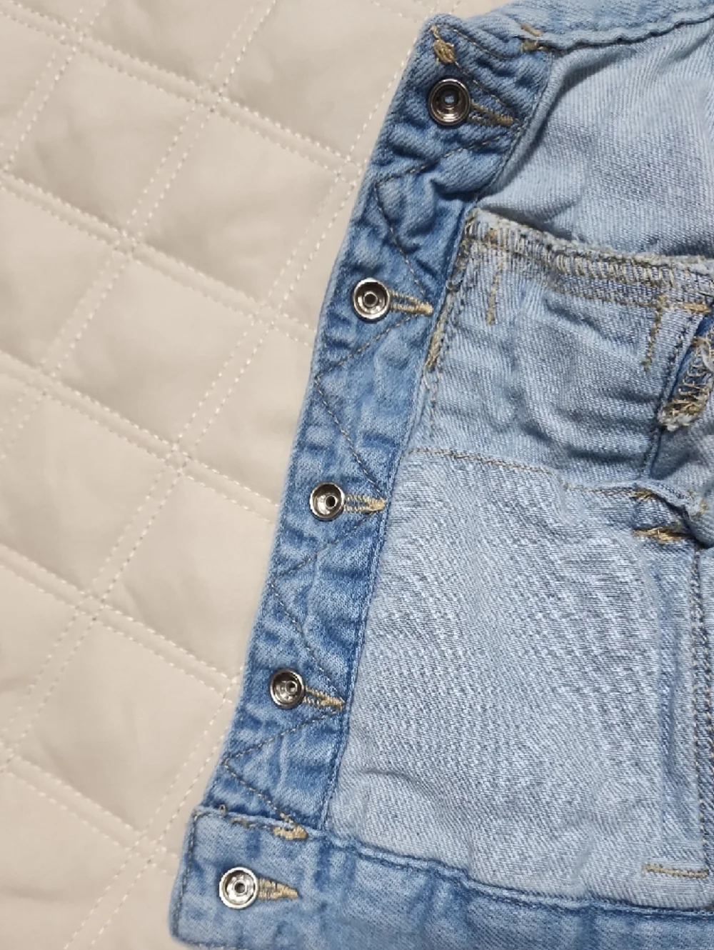 OshKosh B'gosh Light Blue Denim Vest with Button Front